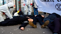 Extinction rebellion protest