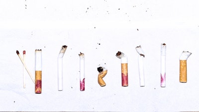 Various Cigarette butts